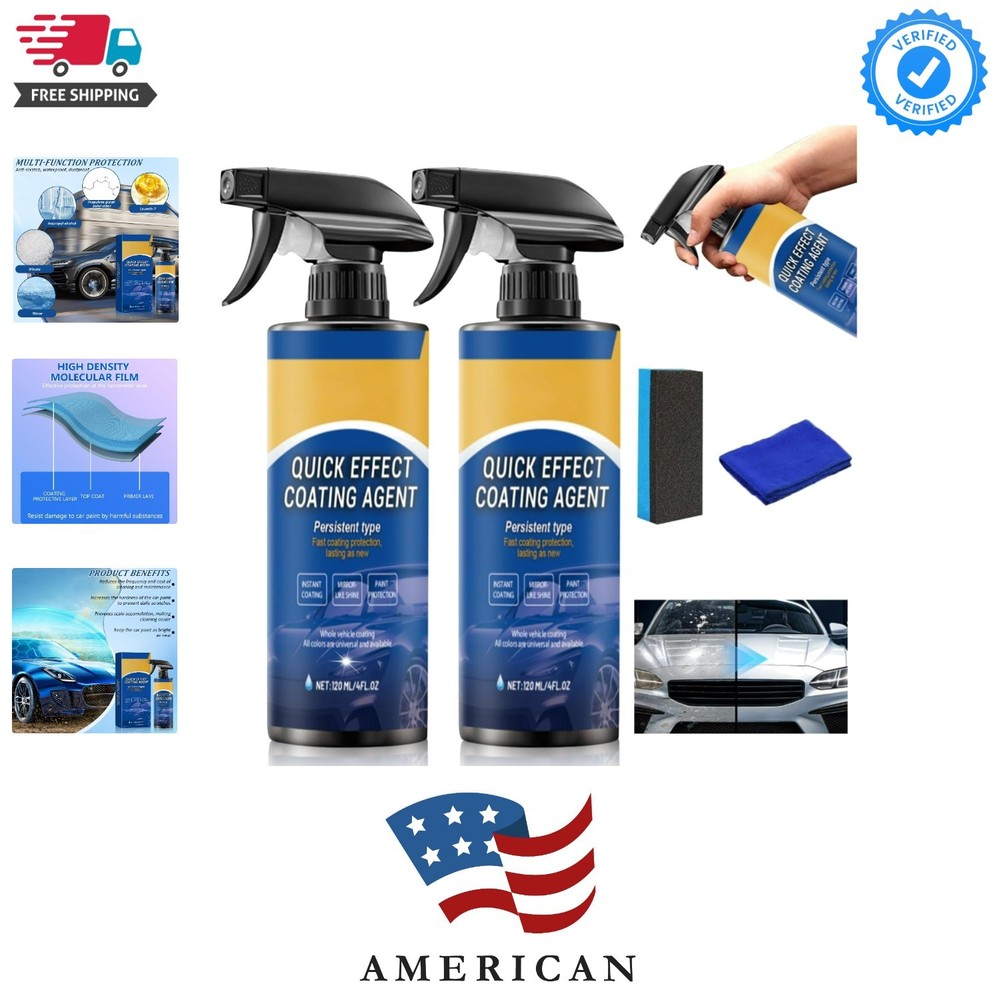 Advanced Car Quick-Acting Coating Agent Spray, Car Coating Spray, Quick Effect