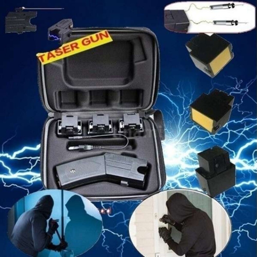 Pepper Spray And Stun Gun Combo W/ Rechargeable Flashlight