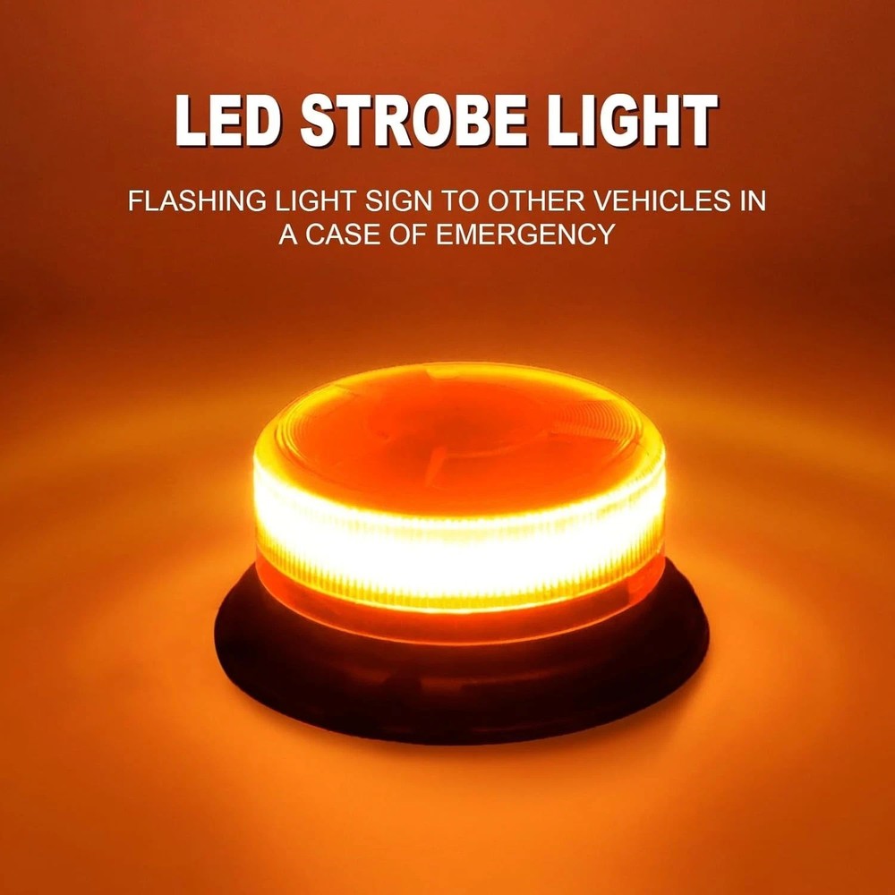 Magnetic Wireless Strobe Light, Waterproof Rechargeable LED Beacon Lights for Tr