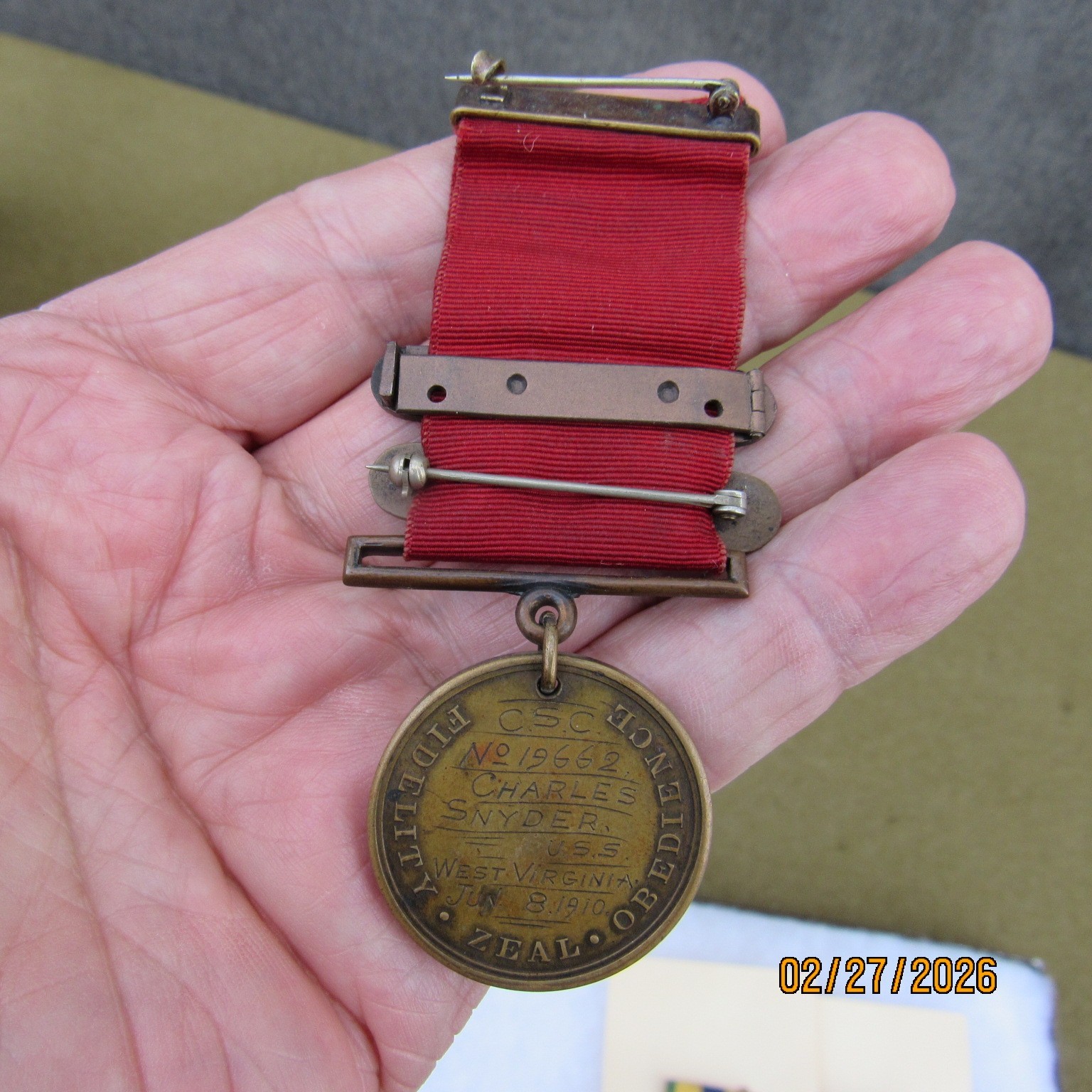 USN GCM GROUP 1910 2 BARS &USN MEXICO & RIM NAMED WW1 VICTORY MEDAL USS ST LOUIS