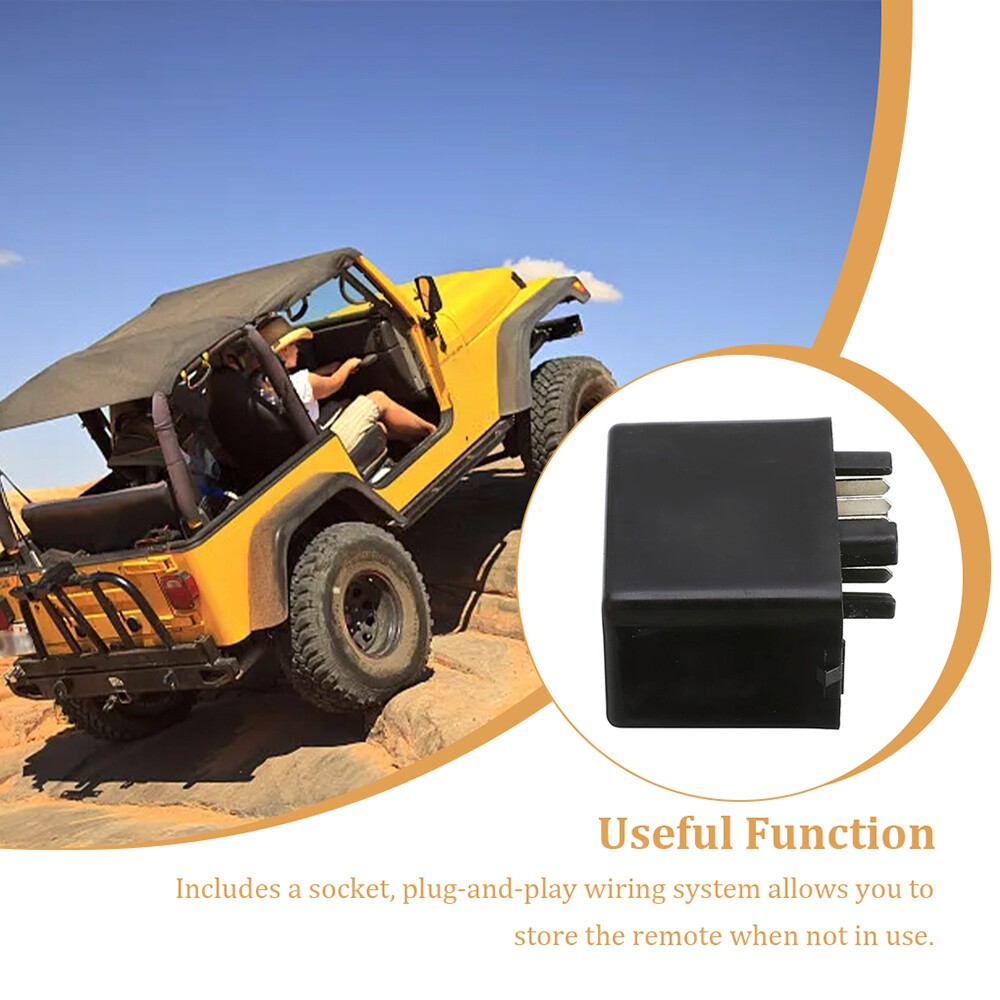 Universal Electric Winch Controller Remote Control With 9.2ft Cable For Car Off
