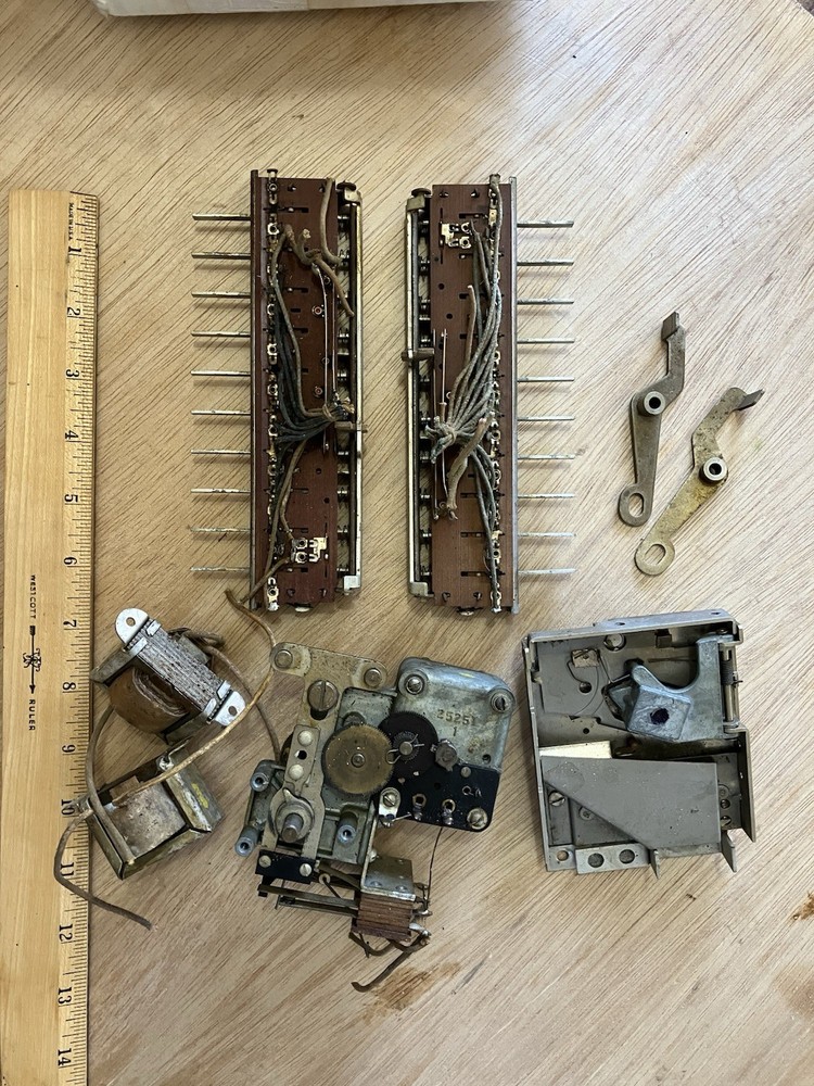 Old Seeburg 20 Selection Wallbox Spare Parts