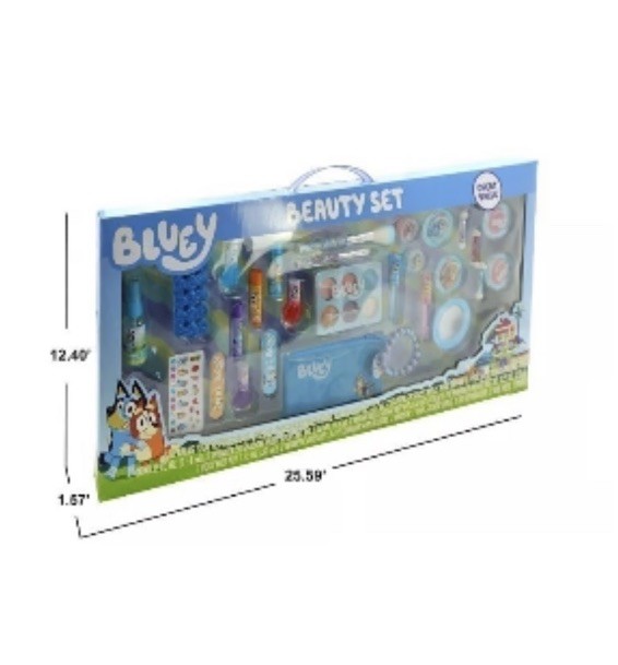 Bluey Mega Beauty Set 27 Pieces, New