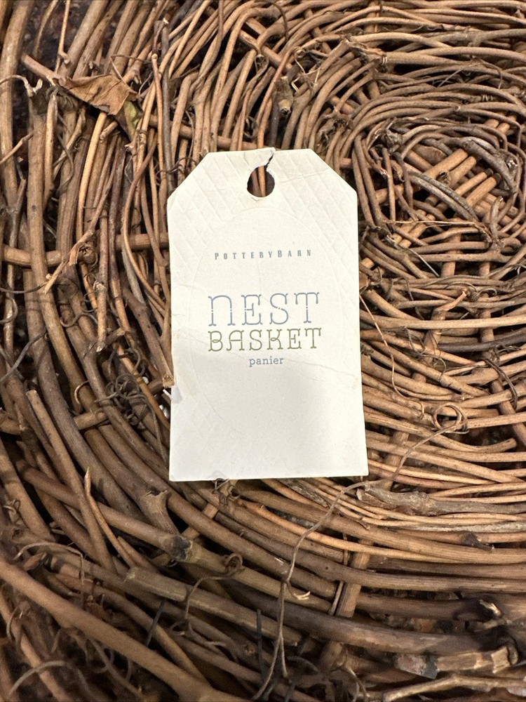 Pottery Barn Grapevine Easter Nest Basket