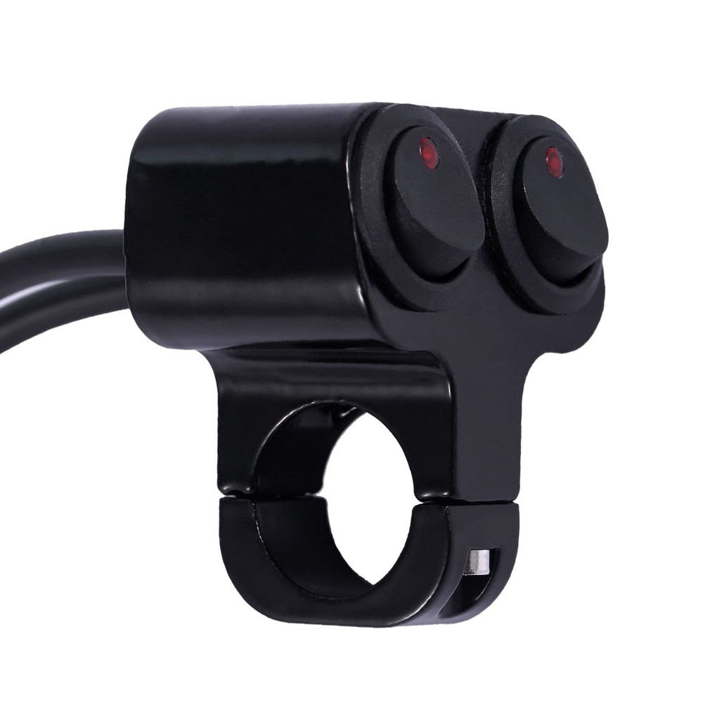 Waterproof Motorcycle ATV 7/8″ Light Bar Switch，Handlebar Double Control Kill...