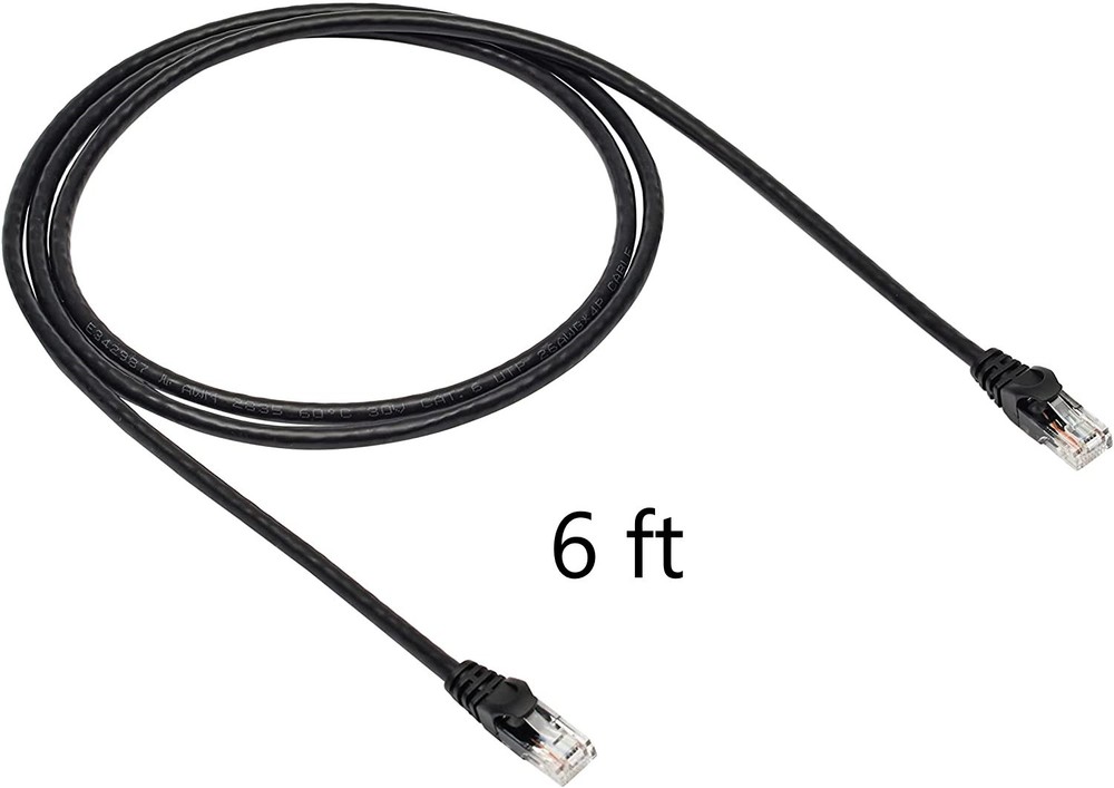 Generic 6 ft CAT 5.E Ethernet Cable - Colors Vary
