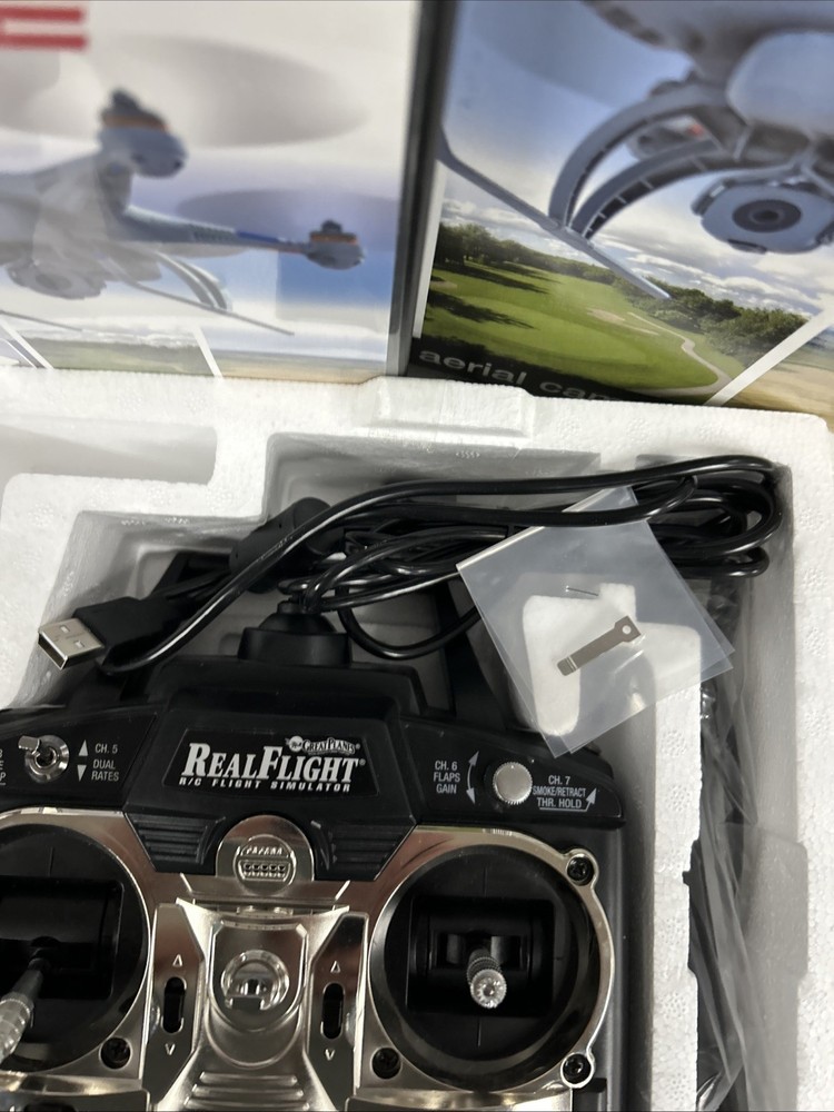 RealFlight 6 RC Flight Simulator NEW Open Box Futaba InterLink Elite Controller