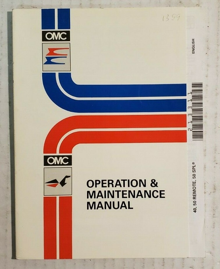 OMC Operation & Maintenance Manual 40, 50 Remote 50 Spl