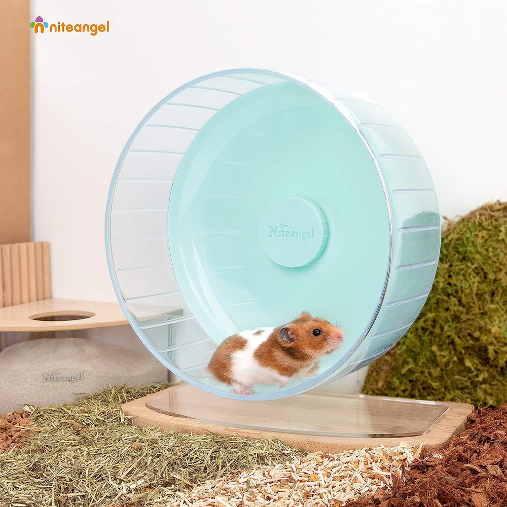 Super-Silent Hamster Exercise Wheels: - Quiet Spinner Hamster Running Wheels wit
