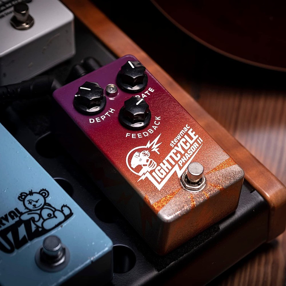 StewMac Lightcycle Phasor II Pedal Kit, With Bare Enclosure (12253)
