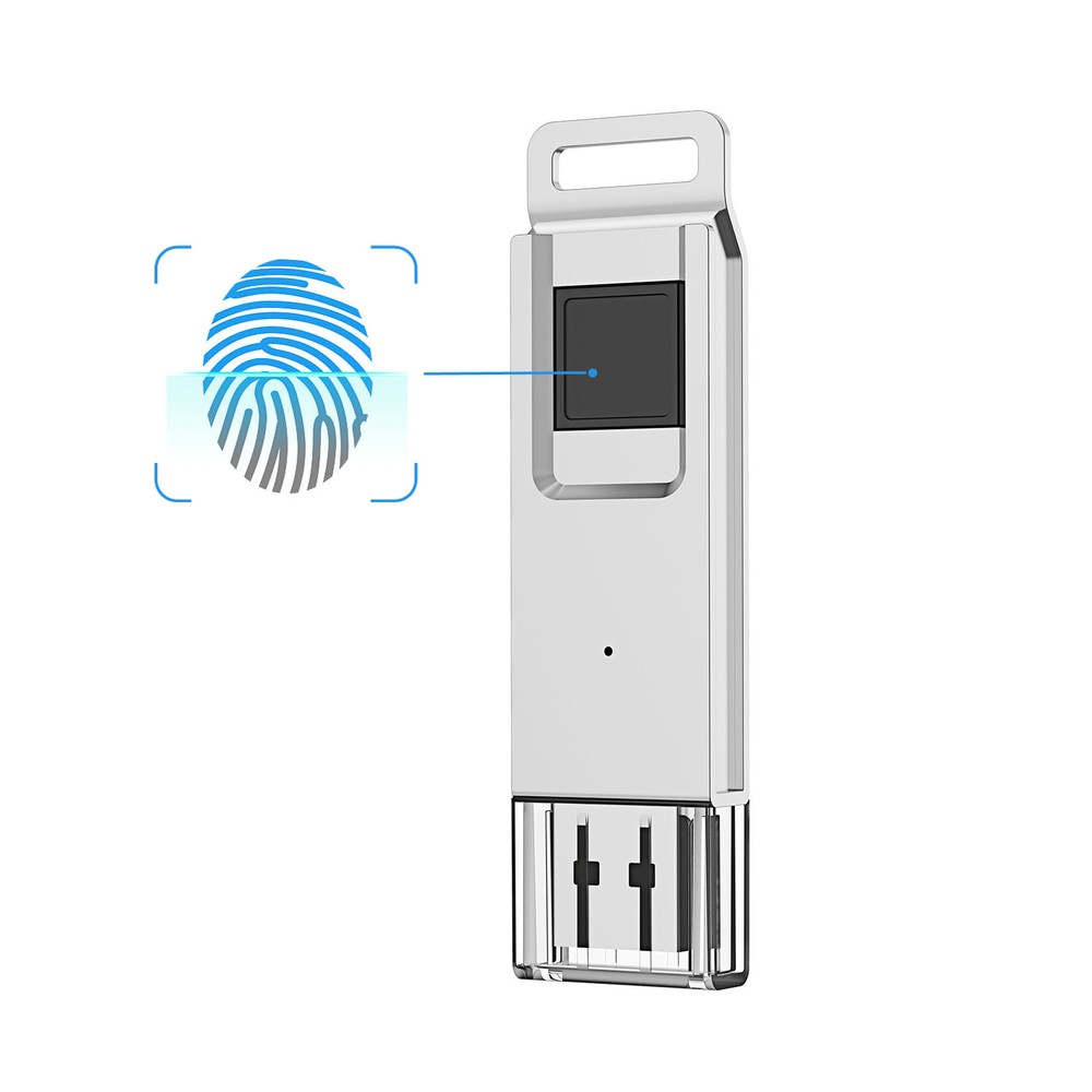 32GB 64GB Fingerprint USB 3.0 Flash Drive Memory Encryption Security Recognition