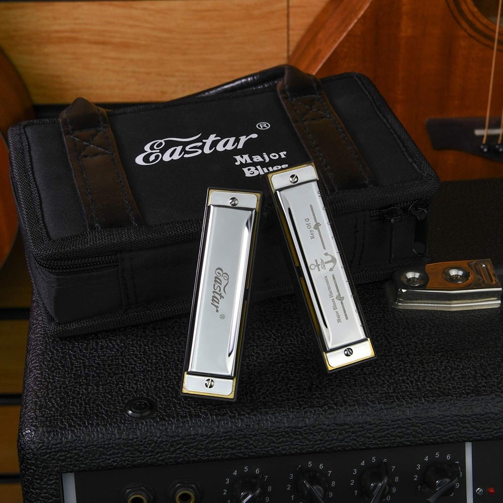 Complete 7-Key Diatonic Harmonica Set for Beginners & Kids - Quality