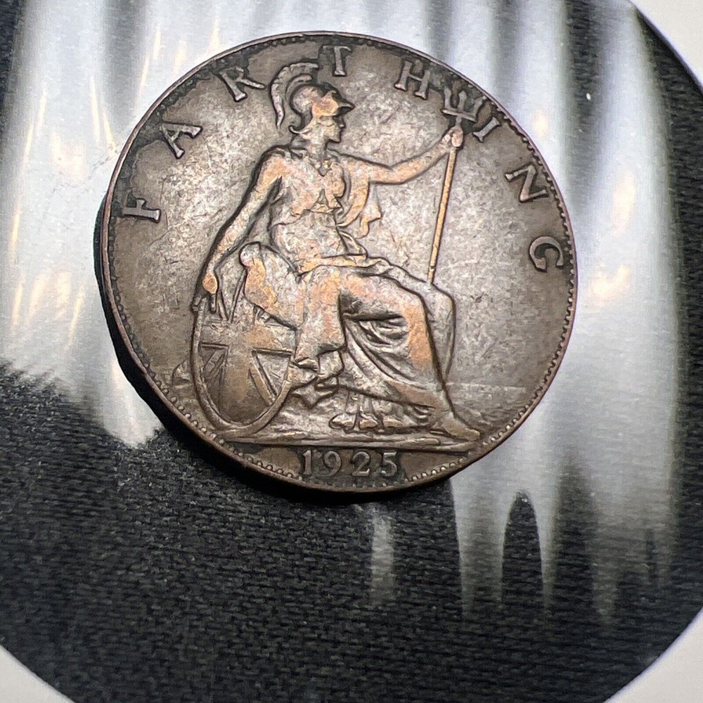 1925 Great Britain 1 Farthing X1627