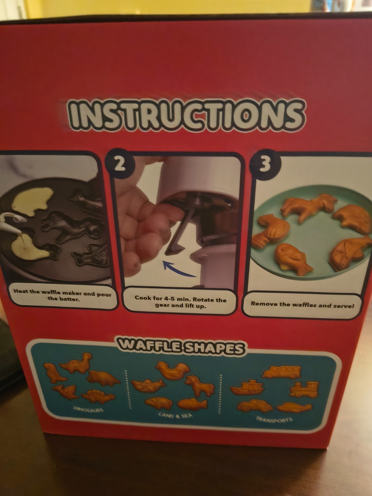 Waffle Swapper by Savoy Chef Pancake Maker for Kids -