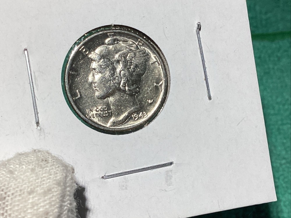 1943 MERCURY HEAD DIME UNCIRCULATED 🦅