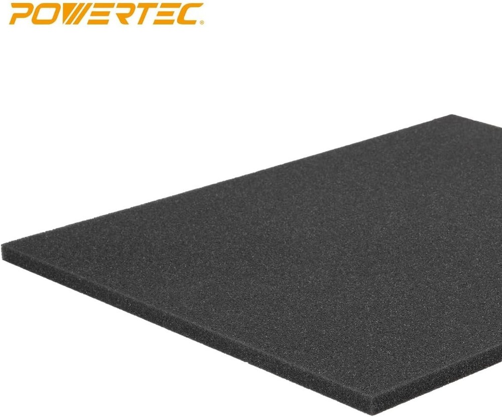 POWERTEC Pre-Cut Foam Insert ?V 100% Customizable Inlay Material, 2PK