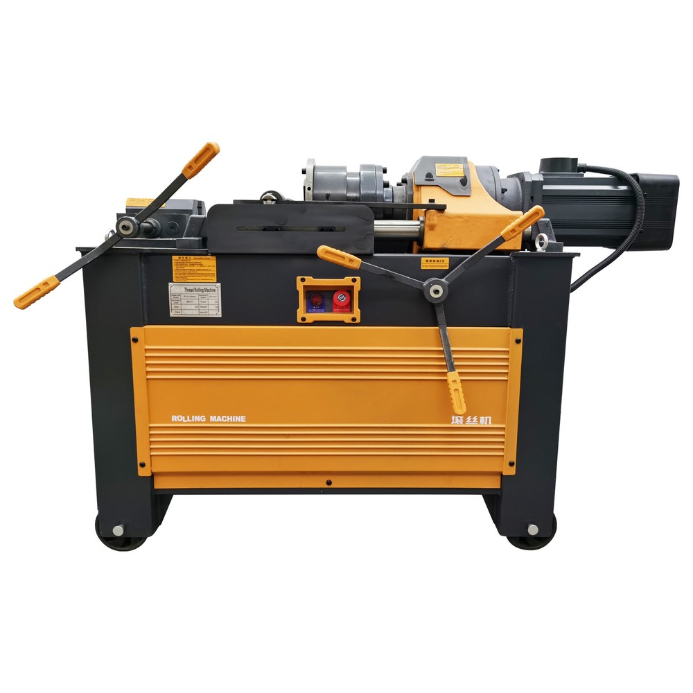Full-automatic Steel Bar Straight Thread Rib Stripping Rolling Machine 220V