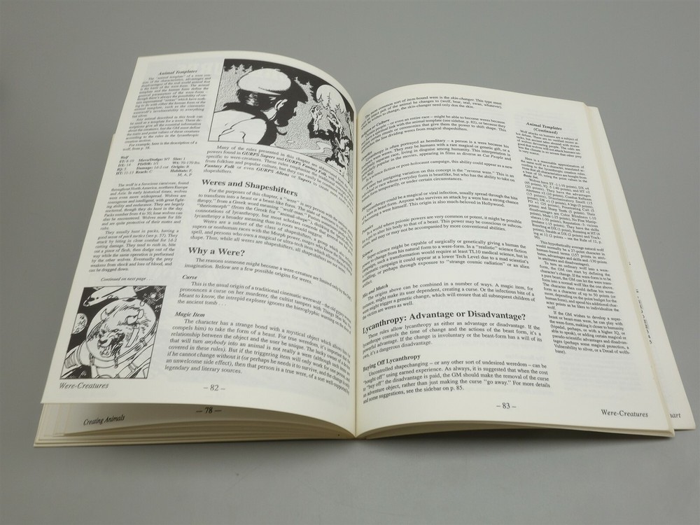 GURPS - Steve Jackson Games: Bestiary, Second Edition