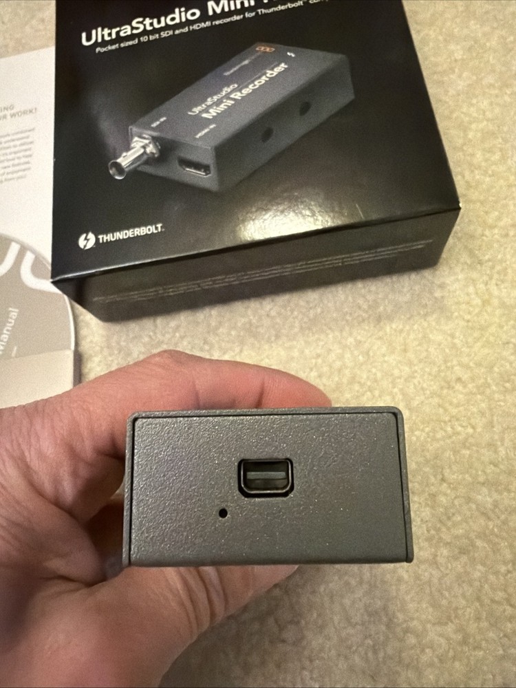 Blackmagic Design UltraStudio Mini Recorder Streaming Device Thunderbolt