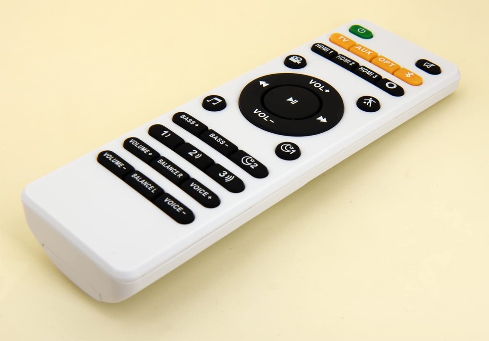 GENGQIANSI New Remote Control Fit for Polk React & Command Sound Bars black