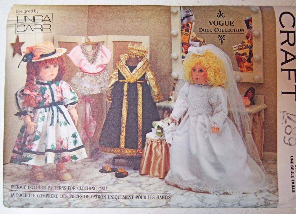 Doll Uncut Sewing Patterns Ethnic African Caftan Vogue