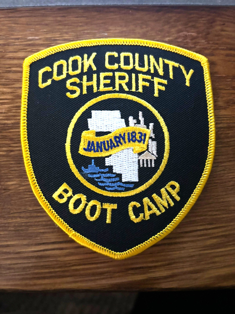 Cook County Sheriff Illinois Boot Camp Patch