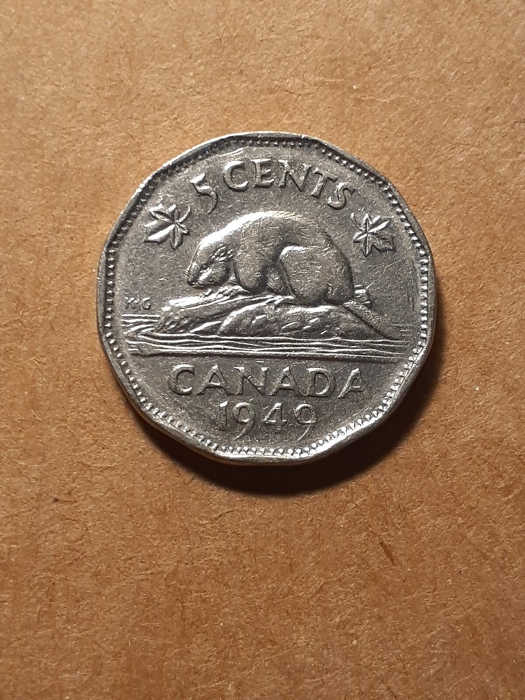 1949 5 CENTS CANADA