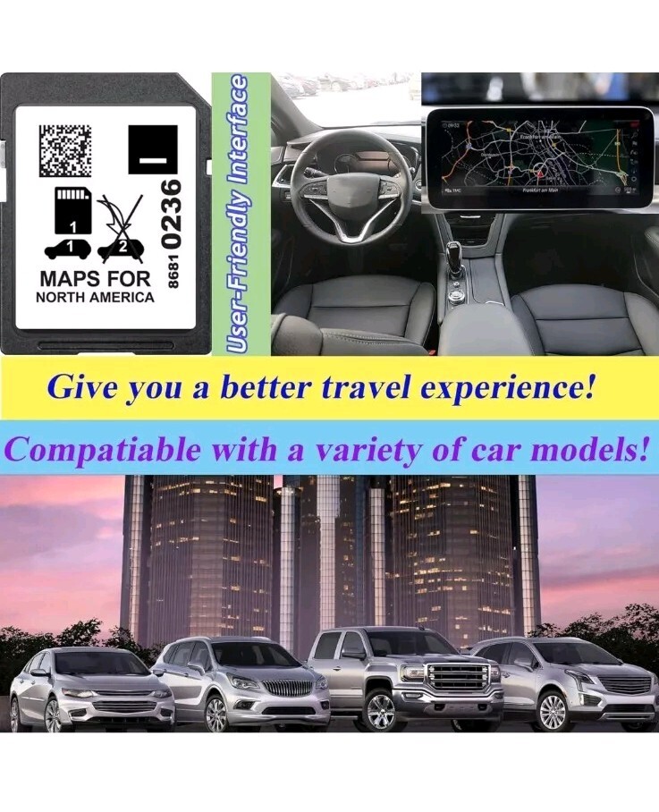 86810236 Latest Version GPS Navigation SD Card Update.