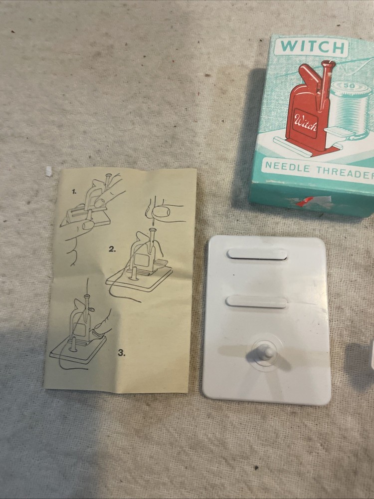 Vintage Witch Automatic Needle Threader, Original Box, Made in West Germany.