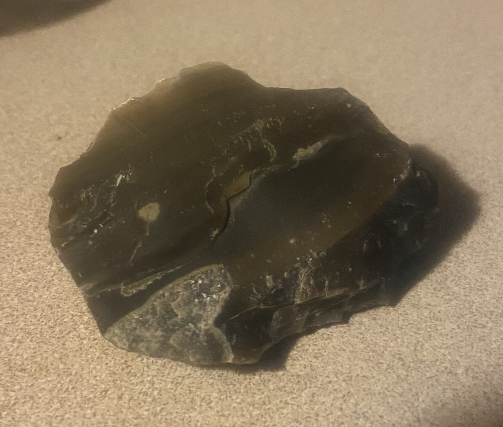 Texas Georgetown Flint Rock Quality Stone NICE EDGES Knapping Fire Making 2.79oz