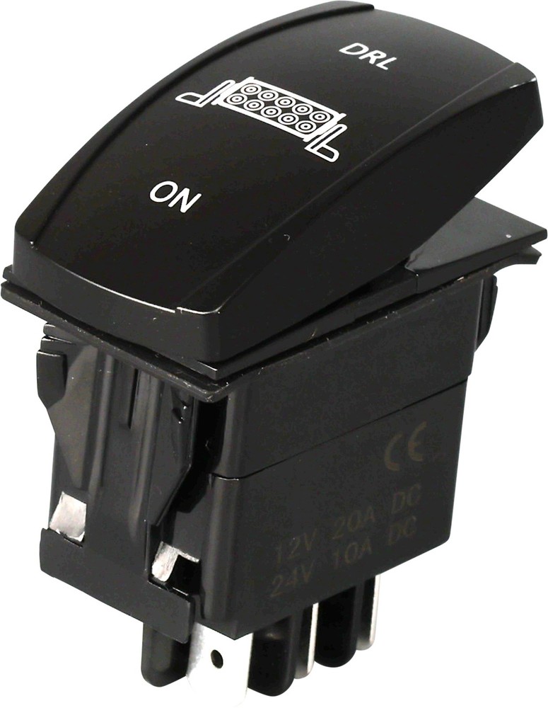 Open Trail Pro DRL 3-Position LED Rocker Switch Backlit Universal SM106-032