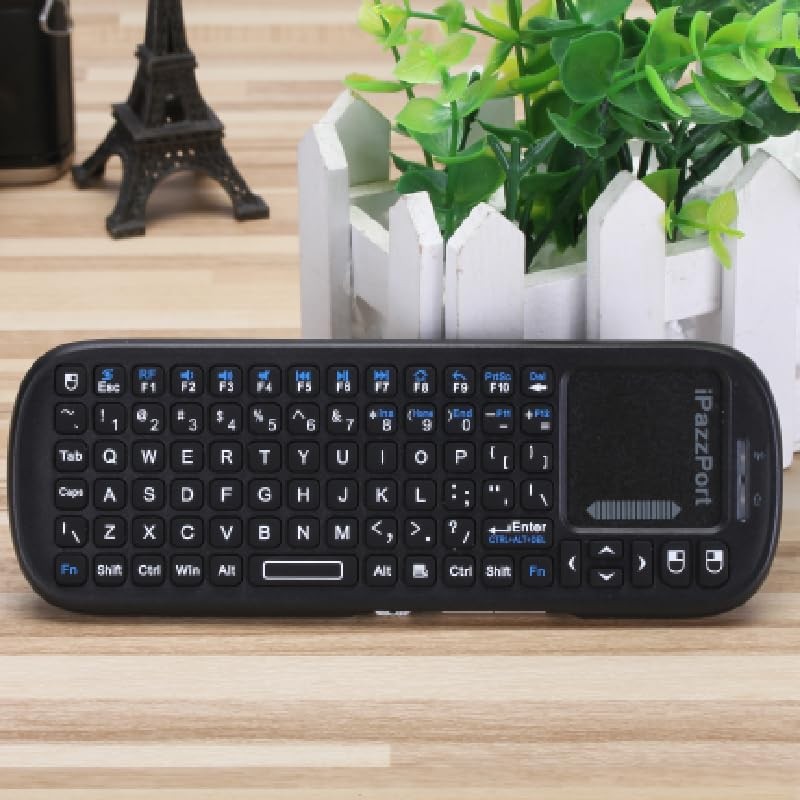 iPazzPort 2.4G Mini Wireless Keyboard with Touchpad Mouse Combo, Lightweight ...