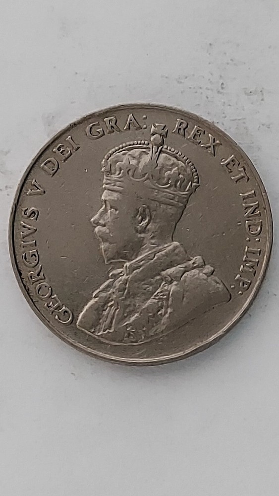 1923 Canada 5 Cent Nickel, George V