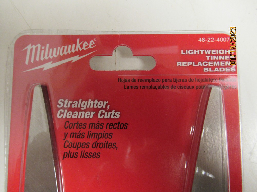 Milwaukee 48-22-4007 Lightweight Tinner Replaceable Blades