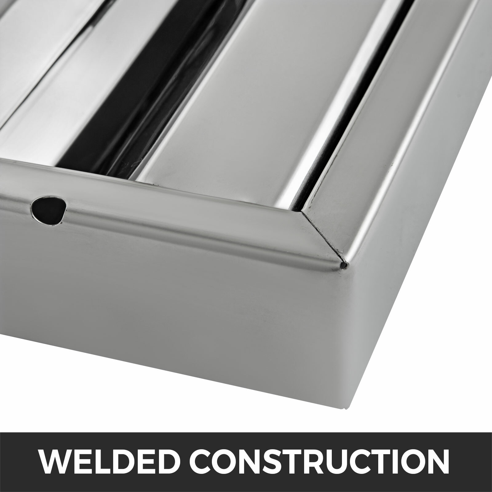 VEVOR 6PCS 20"x20" Stainless Steel Hood Grease Commercial Exhaust Filter Baffle