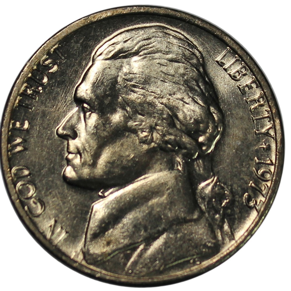 1973-P Full Step FS Gem BU Jefferson Nickel (SP)