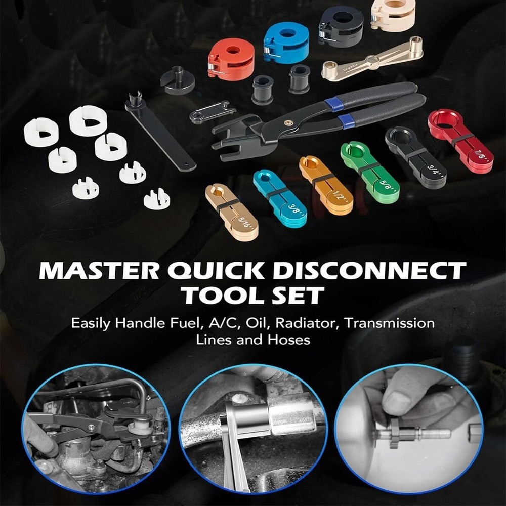 Fuel Line Disconnect Tool Set 22pcs Master Quick Disconnect Tool Kit for Auto