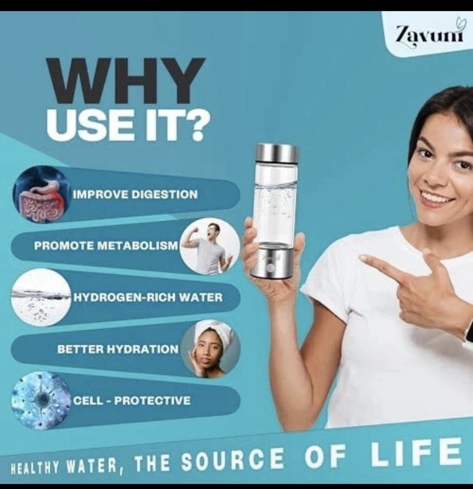 Hydrogen Water Bottle | Hydrogen Water Generator, Machine | Hydrogenated