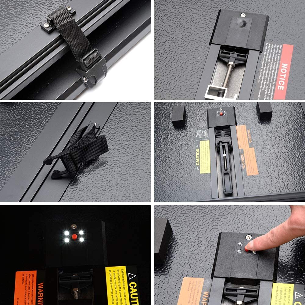 Hard 4-Fold Tonneau Cover For 2019-2026 Silverado Sierra 1500 5.8FT Truck Bed