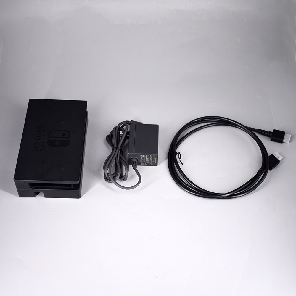 Original Nintendo Switch Charging Dock & AC Adapter Power Cable & HDMI CABLE Set