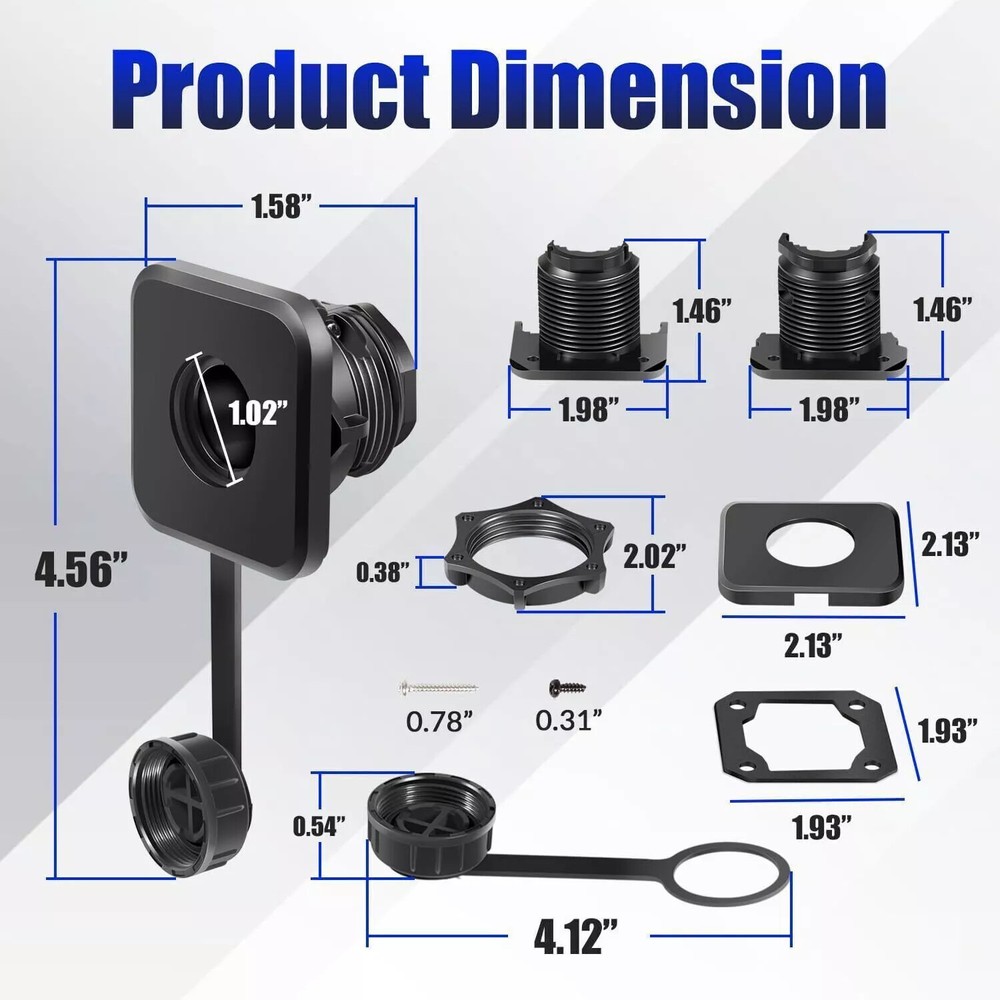 Bulkhead Connector Kit is a Connection Solution for Penetrate Panel or Bulkheads