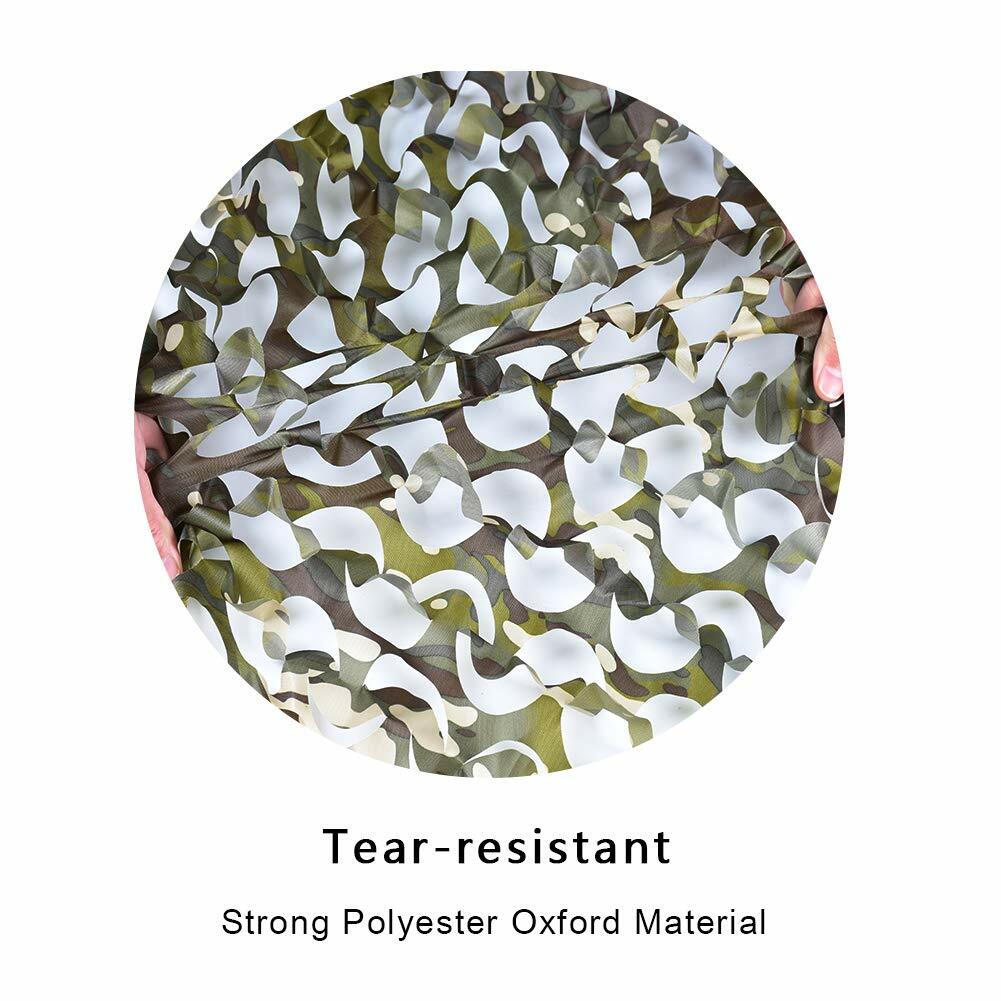 Camouflage Netting Camo Net Woodland Blinds for Military Sunshade Camping Hunter