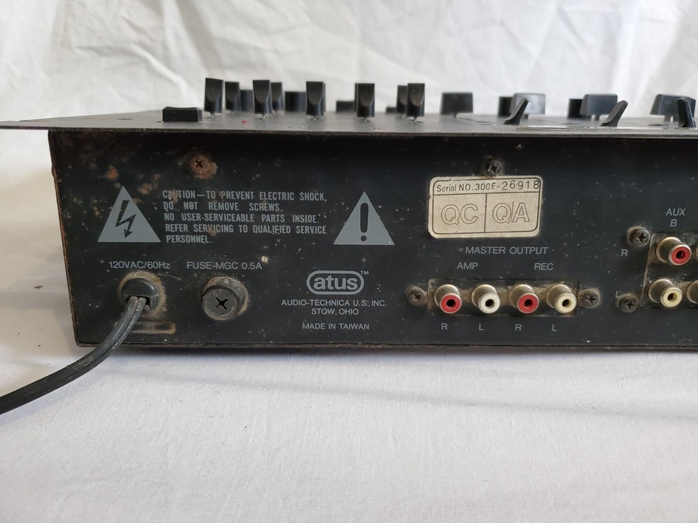 Atus AM300E Stereo DJ Mixer - Working