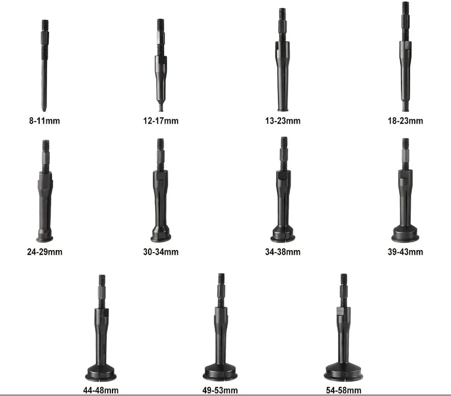 Blind Hole Bearing Puller Replacement Collet Internal Bearing  Removal Tool