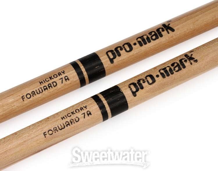 Promark Hickory Drumsticks - 7A - Wood Tip - 4-pack