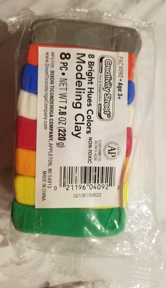 Creativity Street Modeling Clay 220g-Bright Hues, 4092