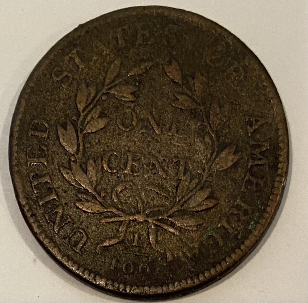 1803 draped bust large cent small date, small fraction