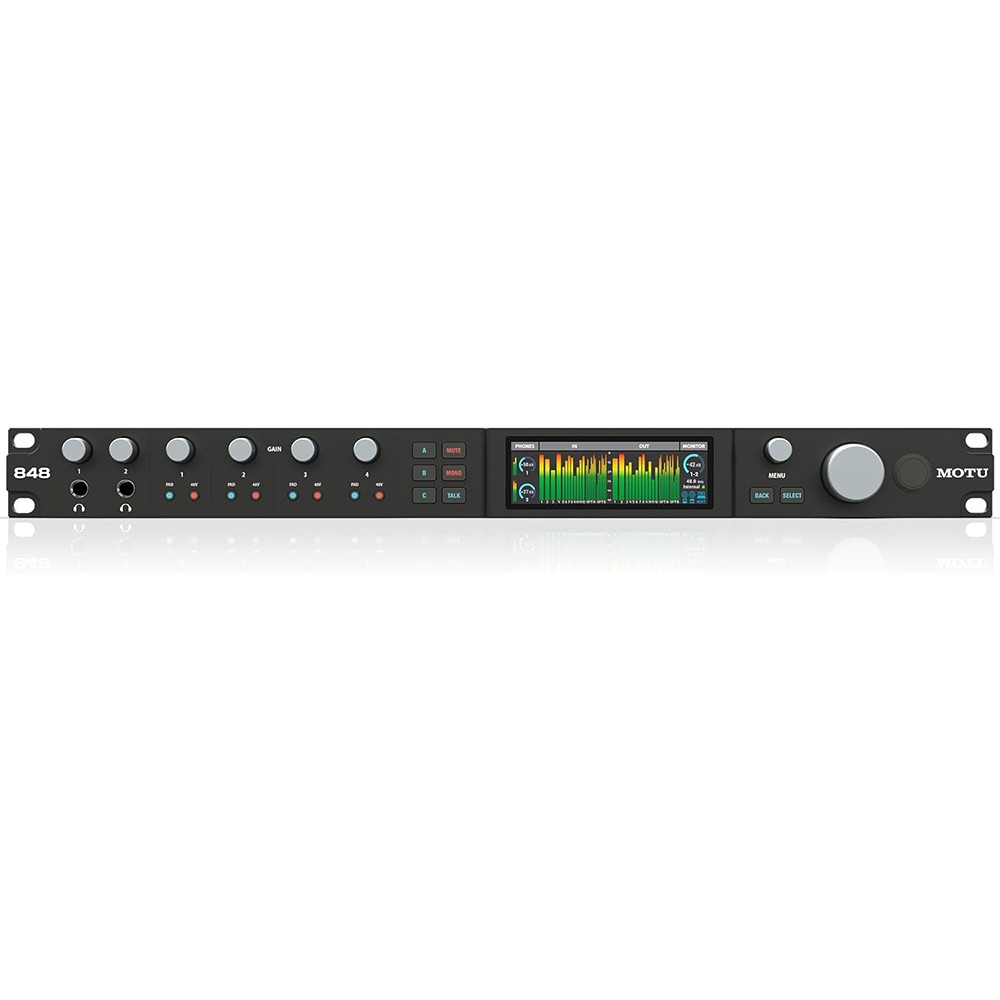 Motu 28 x 32 Thunderbolt/USB4 audio interface for Mac, Windows and iOS
