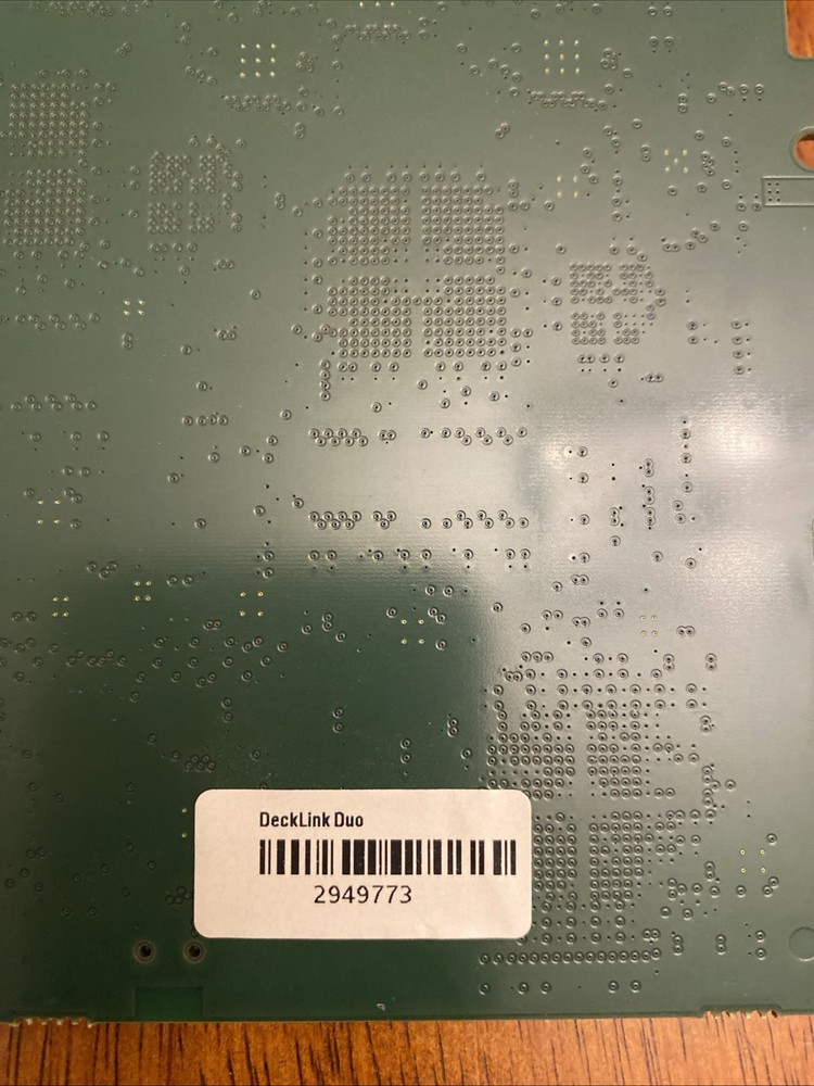 Blackmagic Design Decklink Duo PCI SDI capture card