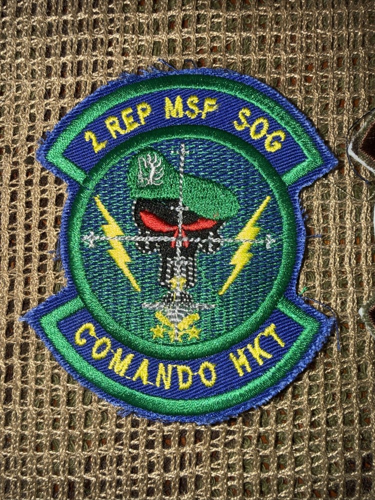 French Foreign Legion 2 Rep MSF SOG HKT Para Commando Afgan War Patch
